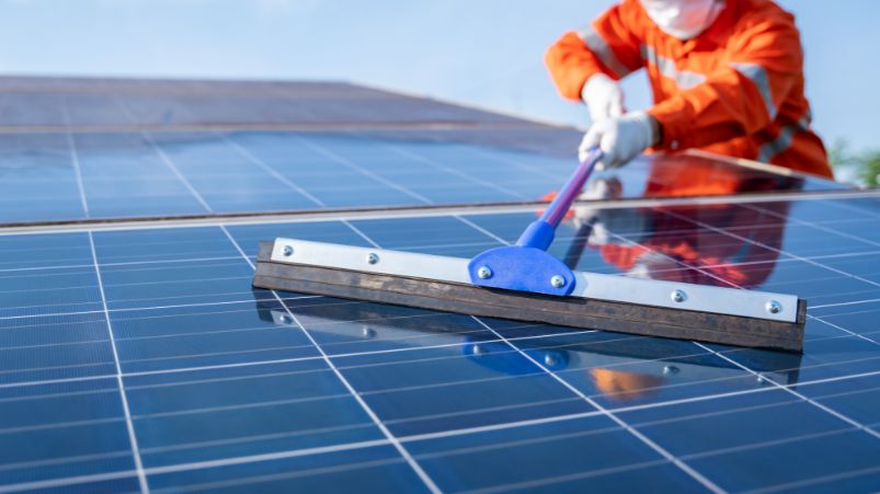 Servicio profesional de limpieza de paneles solares en Murcia